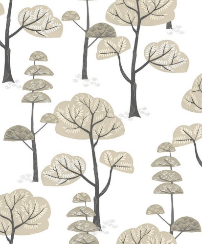 Tapeta drzewa Khroma HAP103 TREES SAND Be Happy