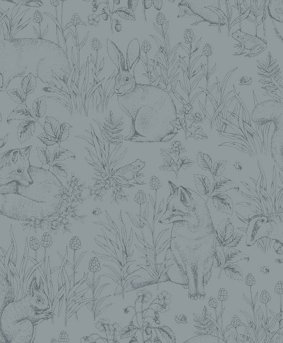 ! OKAZJA ! 2 szt Tapeta leśne zwierzęta Newbie 7486 Forest Friends