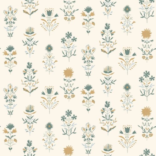 Tapeta kwiaty retro Caselio BOM103177300 Charmes Boheme