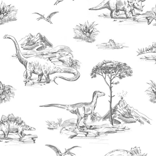 Tapeta dinozaury Esta 139269 Forest Friends