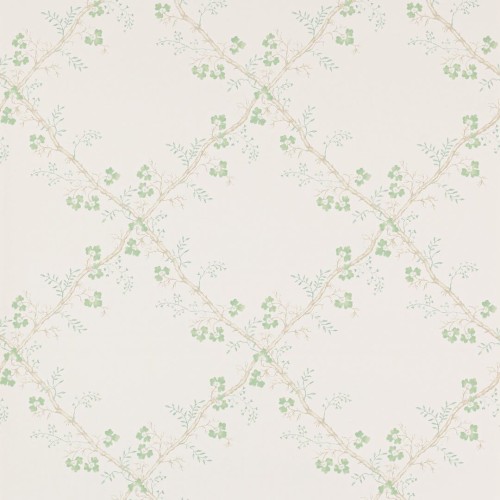Tapeta roślinna kratownica Colefax and Fowler W7008-01 Trefoil Trellis Small Design Wallpapers II