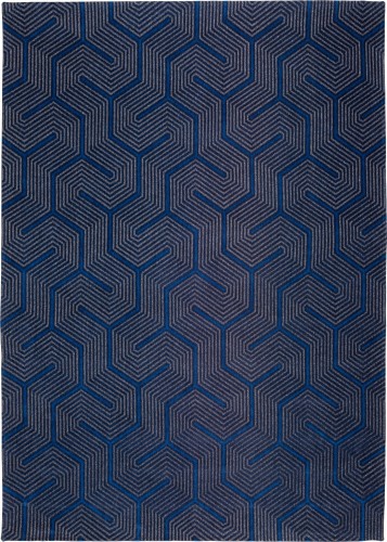 Dywan geometryczny LABIRYNTH BALTIC BLUE 9174