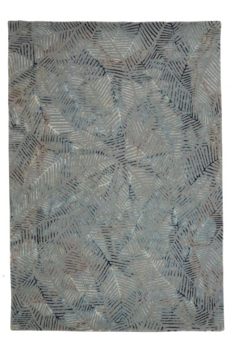Dywan Liście Palmy PALMS Gray Handmade Collection Carpet Decor Fargotex