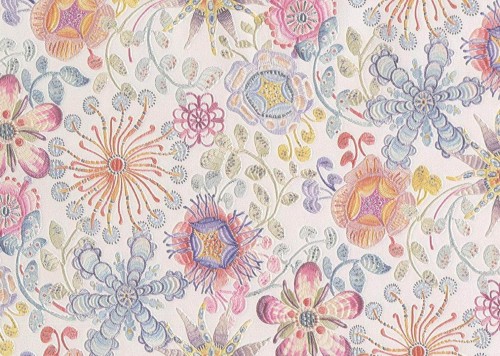 Tapeta kwiaty i liście Jannelli & Volpi 10312 Magic Garden Missoni Home 04 - 100cm szer.