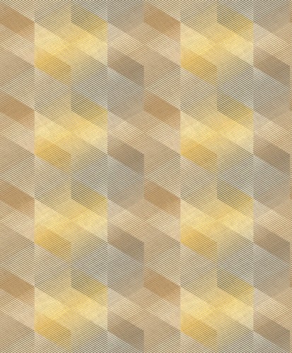 Tapeta geometryczna z efektem 3D Decoprint AF24581 3D Rhombus Affinity
