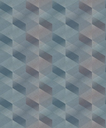 Tapeta geometryczna z efektem 3D Decoprint AF24582 3D Rhombus Affinity
