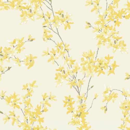 Tapeta roślinna Laura Ashley 113350 Forsythia Volume I