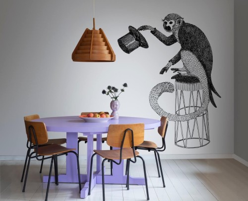 Fototapeta cyrkowe zwierzęta Rebel Walls R18205 Circus Animal Mr Monkey Wonder World