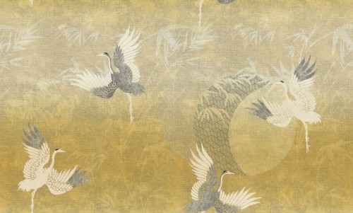 Tapeta żurawie Decori & Decori 72904 Zen - 106cm szer.