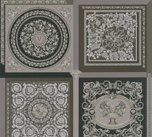 Tapeta ornamenty kwadraty 38704-4 Versace V