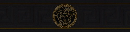 Border logo Versace i greckie meandry 93522-4 Versace V