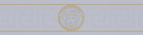 Border logo Versace i greckie meandry 93522-5 Versace V
