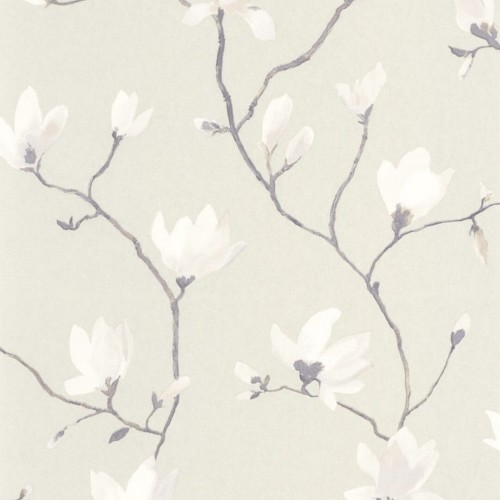 Tapeta kwiaty magnolii Casadeco GADN 82360612 Suzhou Gardens