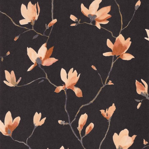Tapeta kwiaty magnolii Casadeco GADN 82363680 Suzhou Gardens