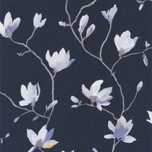 Tapeta kwiaty magnolii Casadeco GADN 82366511 Suzhou Gardens