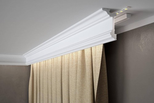 Listwa karniszowa LED MD137 (MDB137) Mardom Decor wys. 9,6cm