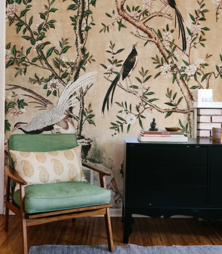 Mural botaniczny Wallcolors Chinoiserie Life in Boho