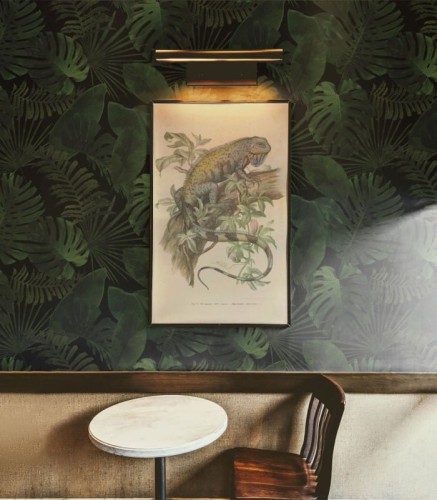 Mural tropikalne liście Wallcolors Tropical Forest Dark Medicine