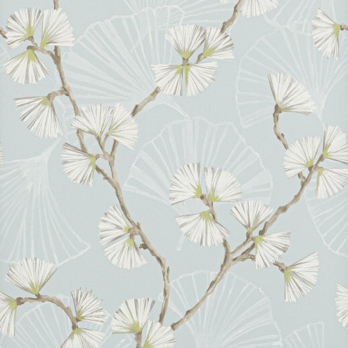 Tapeta kwiaty i gałęzie Jane Churchill J183W-03 Snow Flower Atmosphere VI