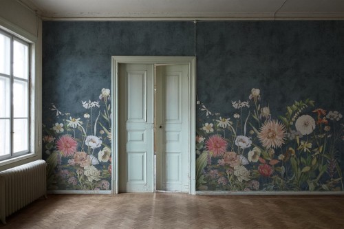 Mural kwiaty Boras Tapeter Studio Dahlia 9417W
