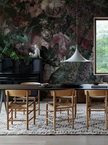 Mural kwiaty Boras Tapeter Studio Dark Floral 9419W