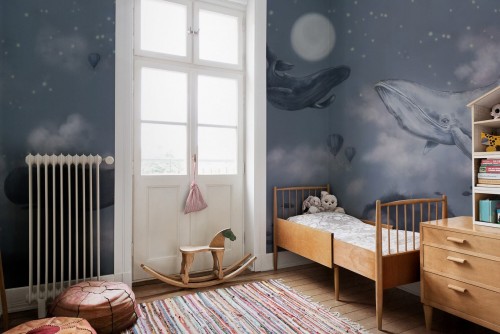 Mural wieloryby Boras Tapeter Studio Whales 9457W