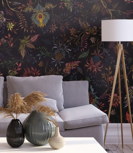 Mural roślinny Wallcolors Night Flowers Medicine