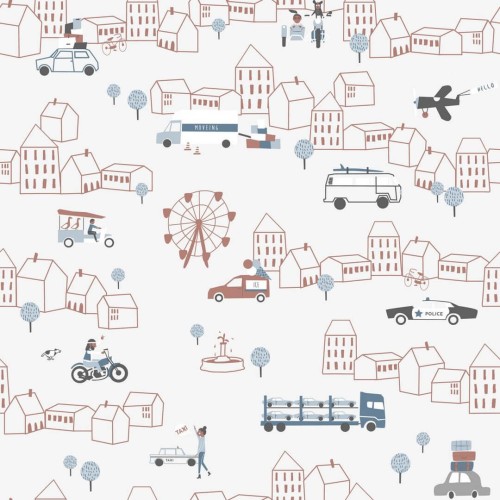 Tapeta pojazdy ICH Wallpaper 7002-3 Traffic Noa