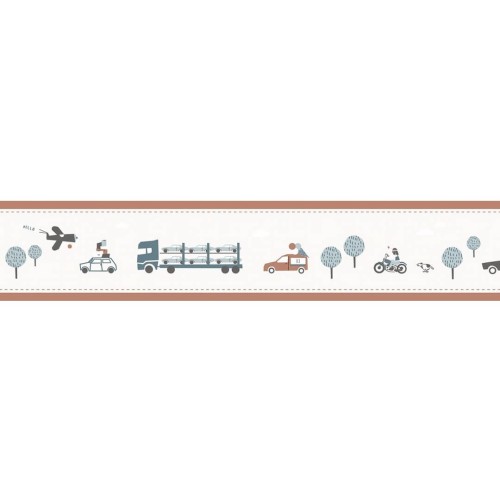 Border pojazdy ICH Wallpaper 7502-3 Traffic Noa