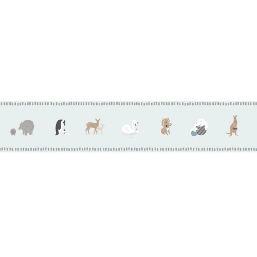 Border zwierzęta ICH Wallpaper 7504-1 Family Noa