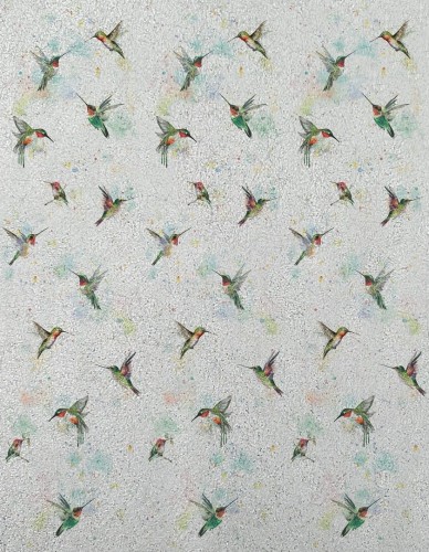 Mural ptaki plisowany Marburg 63462 Crush Motion