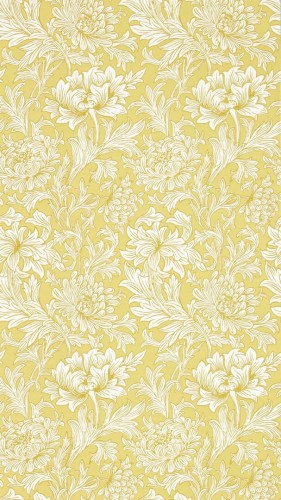 Tapeta kwiaty chryzantemy Morris & Co. 217068 Chrysanthemum Toile Simply Morris