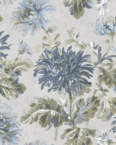 Tapeta kwiaty chryzantemy Laura Ashley 114913 Maryam Volume II