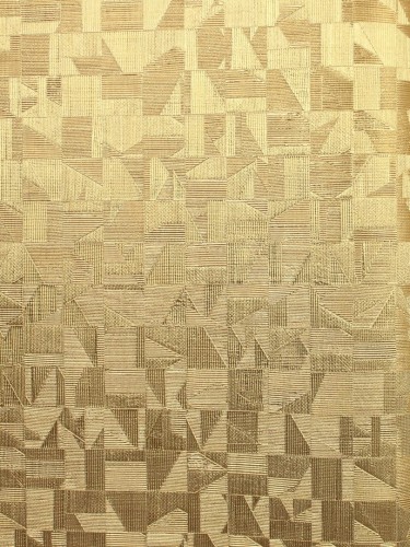 Tapeta mozaika złota folia metaliczna Casamance 75740202 Veladero Textures Metalliques