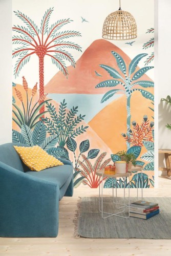 Mural tropikalny Caselio EPO 103753404 L Viree Tropicale L'epopee