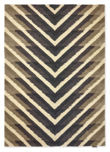 Nowoczesny dywan w zygzaki Harlequin MAKALU FLINT 142605