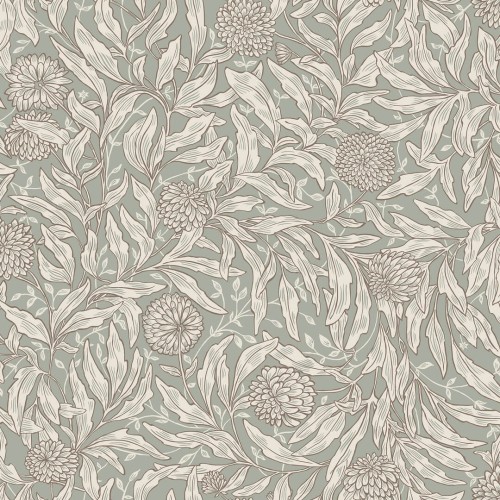 Tapeta roślinna Sandberg S10204 Olof Sage Green Villa Dalaro II