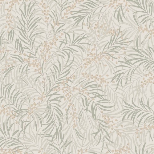 Tapeta liście Sandberg S10206 Idun Sandstone Villa Dalaro II