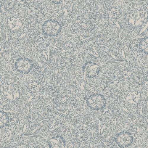 Tapeta botaniczna Sandberg S10227 Caroline Indigo Blue Villa Dalaro II