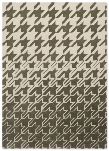 Nowoczesny dywan w pepitkę HOUNDSTOOTH GREY 162804