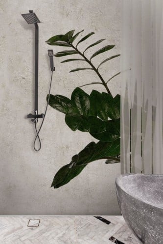 Fototapeta łazienkowa roślinna nowoczesna Wall&Deco WET_RF2201 Real Fake WET SYSTEM 2022