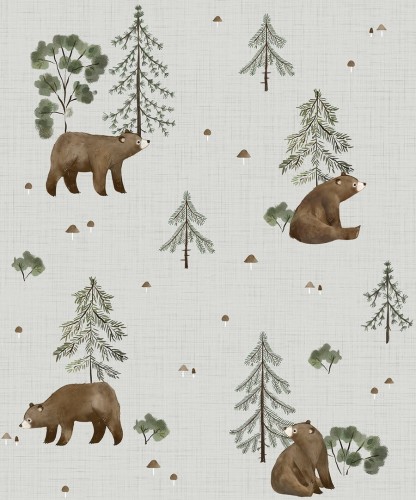 Tapeta niedźwiedzie Lilipinso H0700 Mountain & Bears