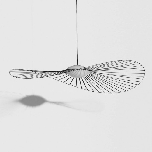 Lampa wisząca czarna LED Vertigo Nova Black-White Medium Petite Friture śr. 140 cm