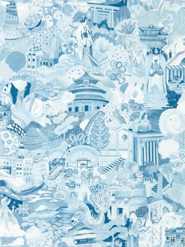 Tapeta w orientalnym stylu Harlequin 112920 Journey of Discovery Colour III