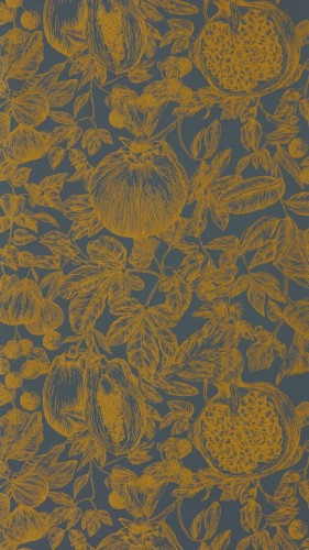 Tapeta botaniczna w owoce Harlequin 112926 Melograno Colour III