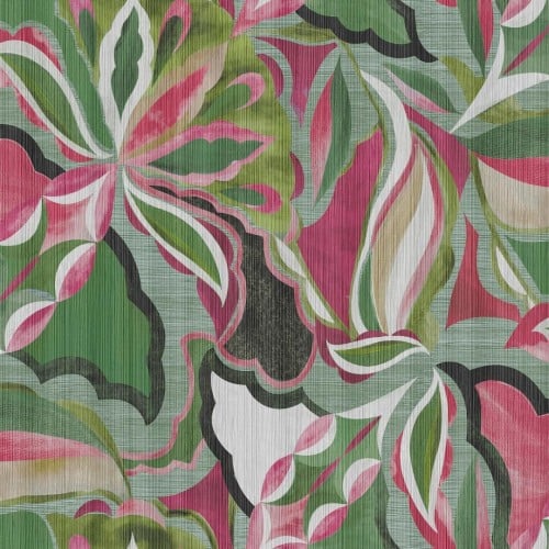 Tapeta tekstylna w tropikalne kwiaty Arte Myriad 24101 Tangram Essentials