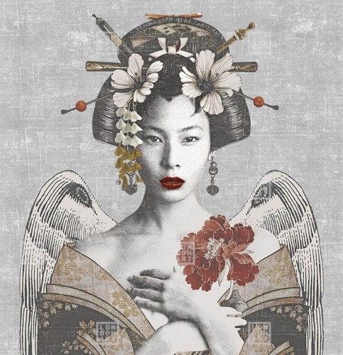 Fototapeta Gejsza London Art 17021-06 Geisha Exclusive Wallpaper 2022 Iconic Re-Edition