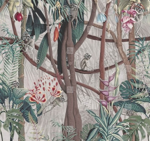 Fototapeta egzotyczna London Art 18053-04 Looks In The Forest Exclusive Wallpaper 2022 Iconic Re-Edition