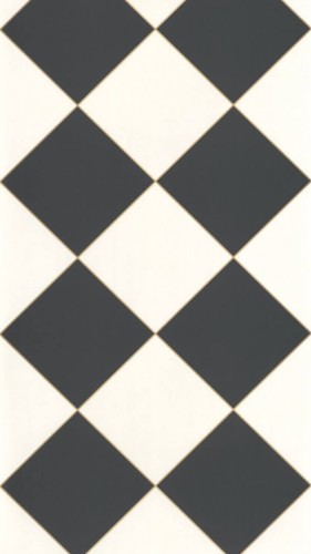 Tapeta romby biało-czarne Caselio MLGT 104250964 Checkmate Moonlight II