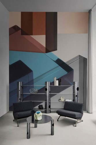 Fototapeta geometryczna 3D Wall&Deco WDCU2301 Cubic Contemporary 2023